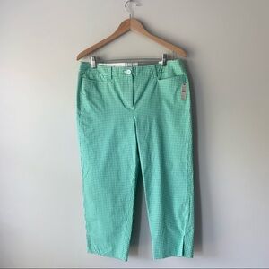 Talbots Perfect Skimmer Gingham Bottoms